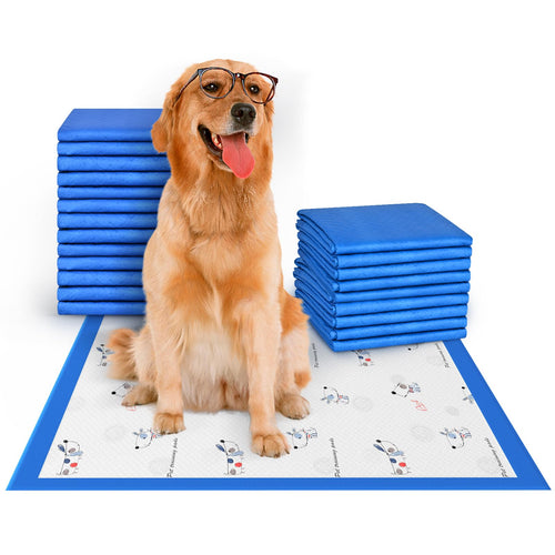 MOHCO Dog Pads Extra Large24"x35" Training Leak Proof Dog Pee Pads Super AbsorbentQuick-Dry SurfaceDisposable Pet Piddle Pad and Potty Pads for DogsPuppies - XLarge:40 Count